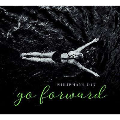 Postcard Black & White - Go forward
