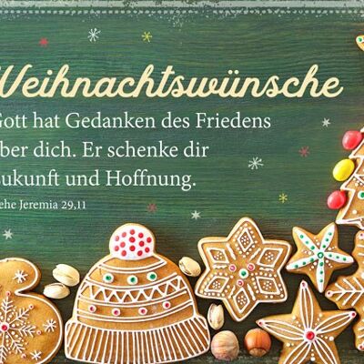 Postkarte - Weihnachtswünsche