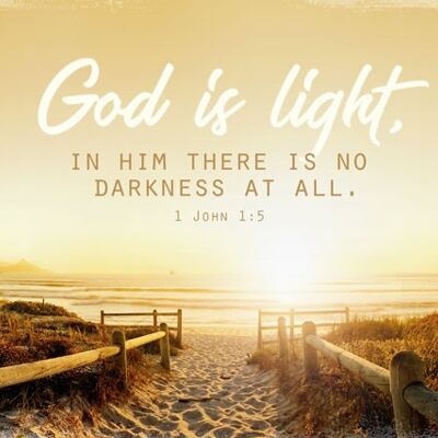 Cartolina - Dio è luce