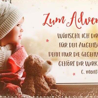 Postcard - I wish for Advent
