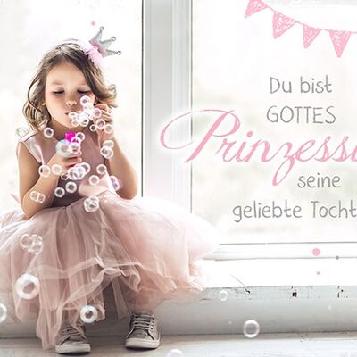 Postkarte - Du bist Gottes Prinzessin