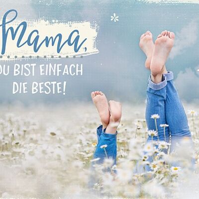 Postkarte - Mama (Füße)