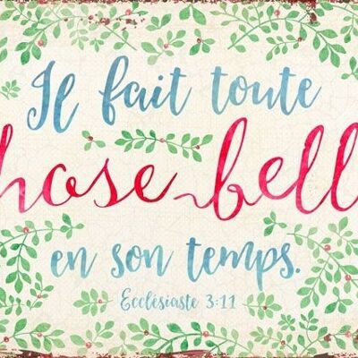 Postcard - Chose belle