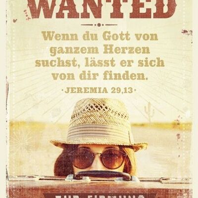 Doppelkarte - Zur Firmung - Wanted