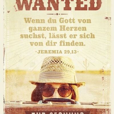 Doppelkarte - Zur Segnung - Wanted