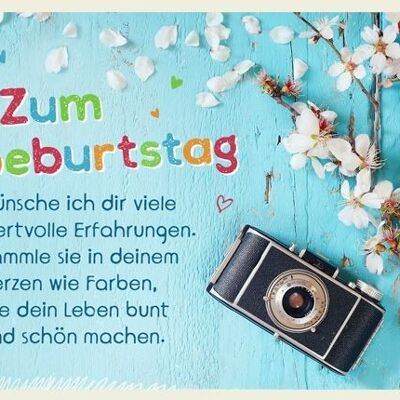 Doppelkarte - Zum Geburtstag - Erfahrungen