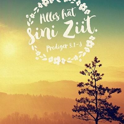 Grande benedizione - Sini Ziit (tedesco svizzero)