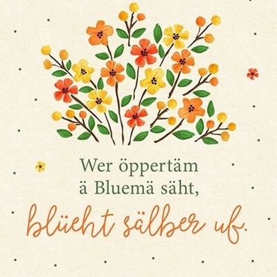 Grande benedizione - Blossoms sälber auf (tedesco svizzero)