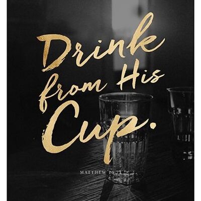 Poster b/w gold - Drink