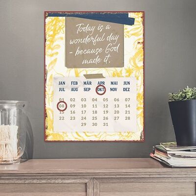 Magnetic calendar - Today