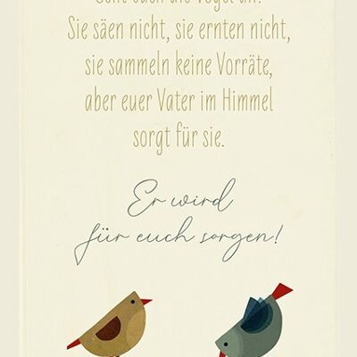 Cartolina.benedizioni - uccelli