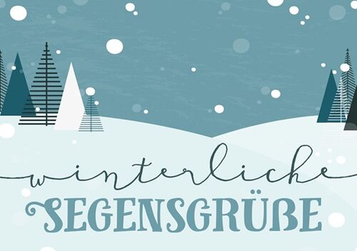 Mini - Winterliche Segensgrüße