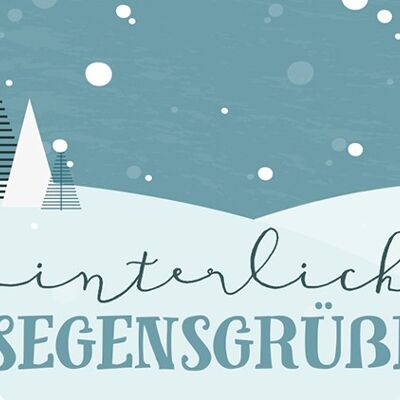 Mini - Winterliche Segensgrüße