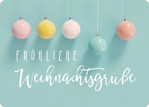 Big Blessing - Fröhliche Weihnachtsgrüße (Kugeln)