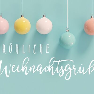 Big Blessing - Fröhliche Weihnachtsgrüße (Kugeln)