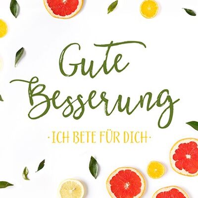 Postkarte - Gute Besserung – Ich bete für dich