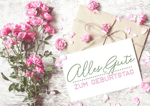 Postkarte - Alles Gute zum Geburtstag