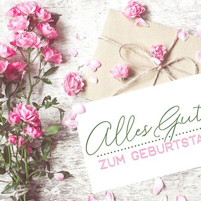 Postkarte - Alles Gute zum Geburtstag