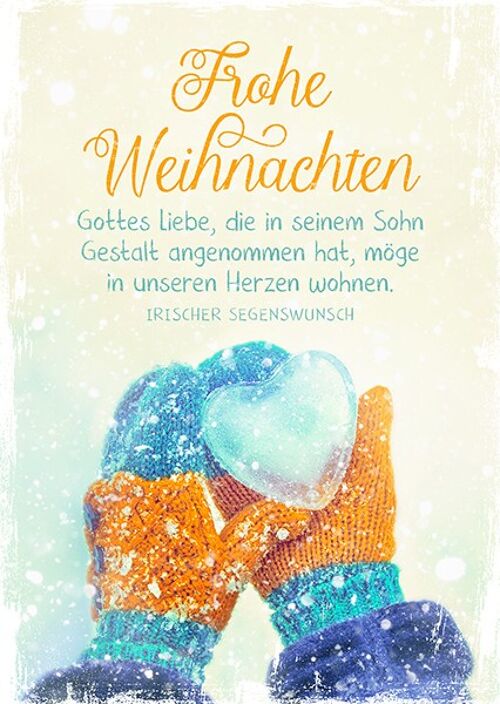 Postkarte - Frohe Weihnachten – Gottes Liebe