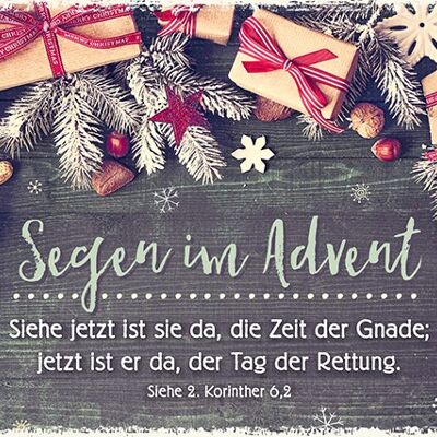 Postkarte - Segen im Advent