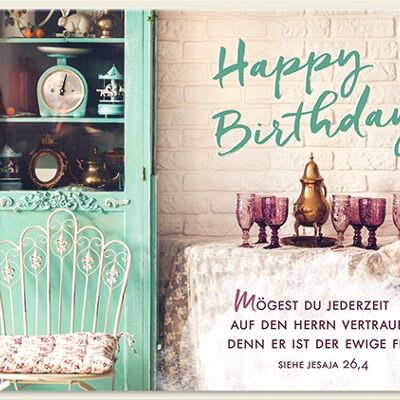 Doppelkarte - Happy Birthday – Mögest du