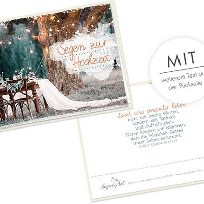 Carte double - Pour le mariage - Aimons-nous