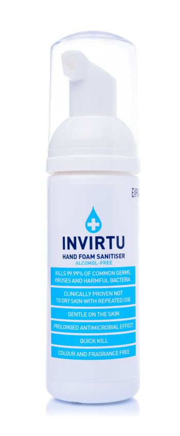 Le désinfectant en mousse pour les mains Invirtu tue 99,99 % des germes et des virus - 80 ml 2