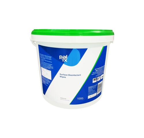 Pal TX Surface Disinfectant Alcohol Free Cleaning Wipes - Bucket 1000 Wipes