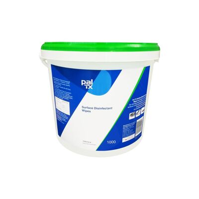 Salviette detergenti senza alcol disinfettanti per superfici Pal TX - Secchio 1000 salviette