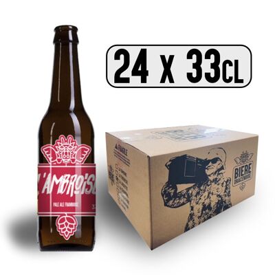 CERVEZA AMBROSS 4.5° BLANCA CON FRAMBUESA - ¡Tkt se las arregla!