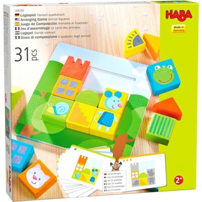 HABA Legespiel Tierquadrate - Holzspielzeug