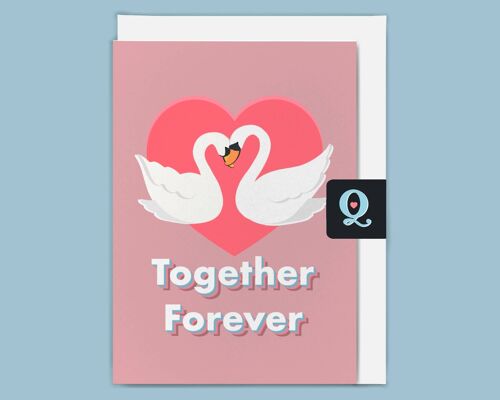 'Together Forever' Ethical Greeting Card