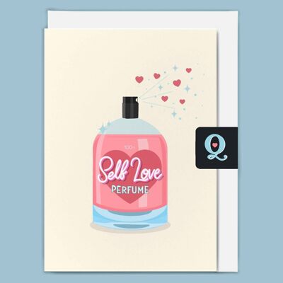 Carte de vœux éthique «amour de soi»
