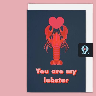 'You are my Lobster' Ethical Greeting Card
