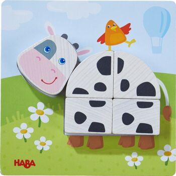 HABA Jeu d'arrangement à la ferme - Jouet en bois 4