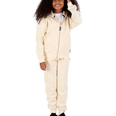 Trendy Toggs Kids Fleece Zip Up Cream Tracksuit , 16