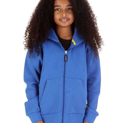 Trendy Toggs Kids Plain Royal Blue Zip Up Hoodie , 10