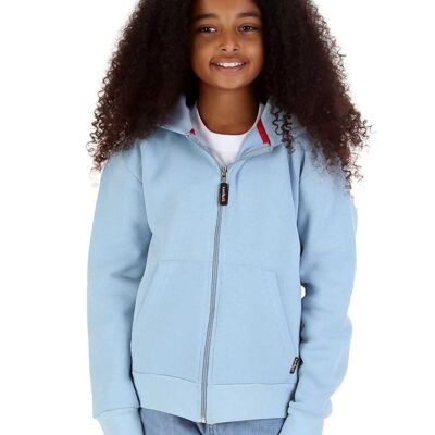 Trendy Toggs Kids Plain Denim Zip Up Hoodie , 11