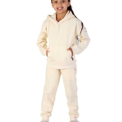 Trendy Toggs Kids Overhead Hoodie Cream Tracksuit , 17