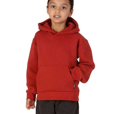 Trendy Toggs Kids Plain Overhead Rust Hoodie , 10