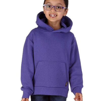 Trendy Toggs Kids Plain Overhead Purple Hoodie , 9