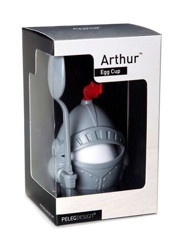Coquetier Arthur avec cuillère individuellement dans une boîte cadeau 6