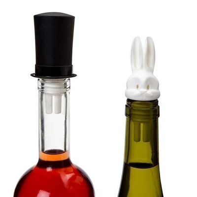 Tapón y vertedor de botella de vino Barney