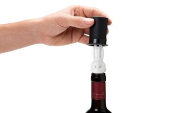 Bouchon de bouteille de vin Barney et bec verseur 2