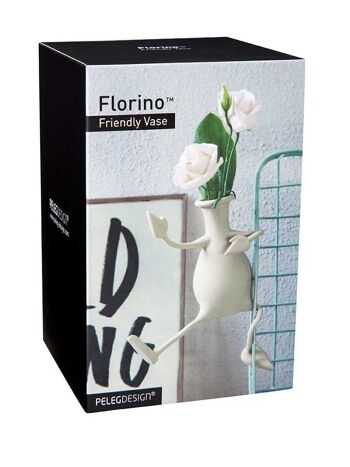 Vase Florino en pierre avec bras et jambes flexibles 8