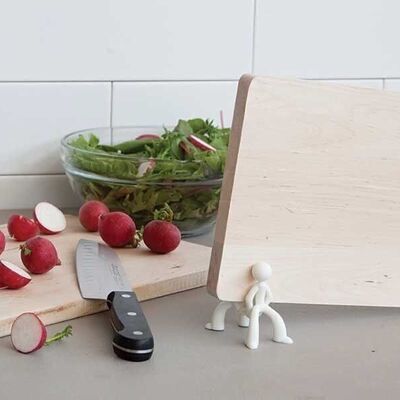 Board Brothers cutting board holder white