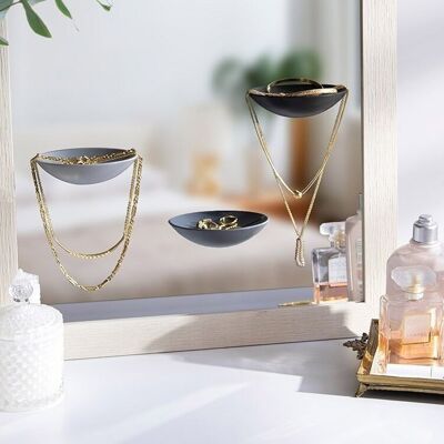 Reflectrays self-adhesive jewelry trays set of 3