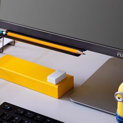 Pendy portapenne per il monitor del PC nero