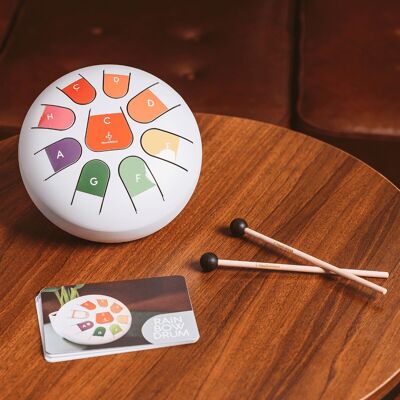 Tongue drum with 11 colorful tones durable children's instrument Children's drum Rainbow Drum MusikGlück