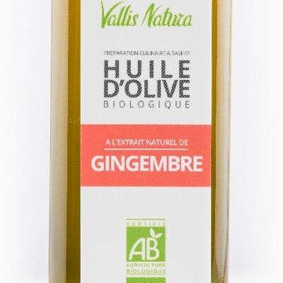 Huile d’olive extra vierge saveur gingembre BIO 250ml